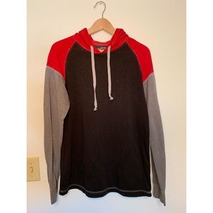 Buckle Black Hooded Shirt